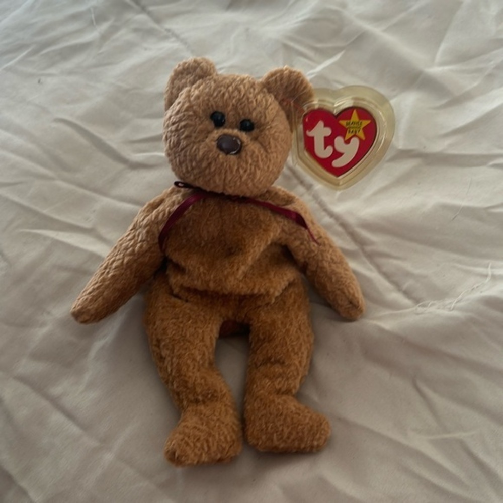 1993/1996 TY Beanie Baby CURLY, European LTD release, Many Tag Errors